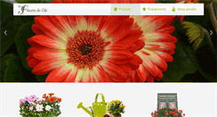 Desktop Screenshot of lesfleursdelile.com